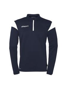 Uhlsport Футболка Squad 27 с застежкой-молнией на четверть длины, темно-синяя/белая