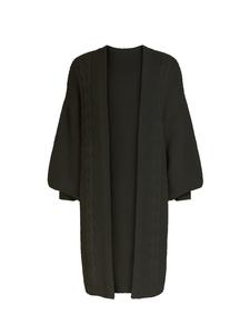 Elara Вязаное пальто в черном цвете