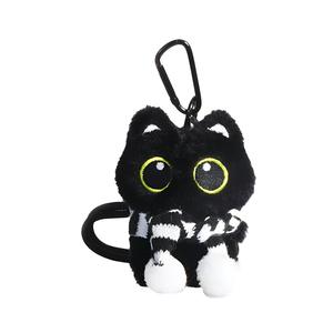 DUOMIAOYOU Мягкая игрушка милый плюшевый черный котенок кулон 13см высота
