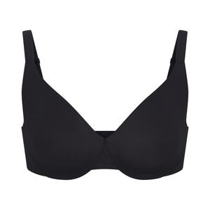 Бюстгальтер полного покрытия без подкладки SKIMS Smoothing Intimates, цвет Onyx