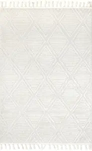 Ковер Balboa Textured Tile Area Rug nuLOOM, 201x274 см, светло-бежевый