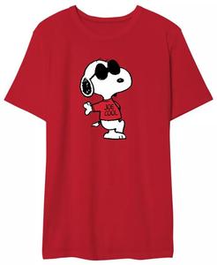 Футболка Peanuts для мужчин Joe Cool AIRWAVES, красный