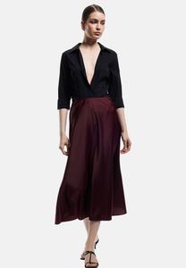 Юбка Koton A-line skirt, Bordeaux