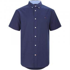 Tommy Hilfiger Мужская рубашка темно-синего цвета