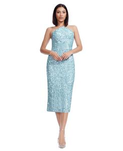 Женское облегающее платье Etta без бретелей Dress the Population, Sky