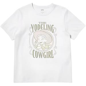 Футболка Toy Story, Collaboration женская UNIQLO, серо-белый