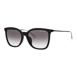EMPORIO ARMANI Очки Plate And Metal Square Unisex ярко-черные
