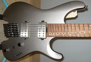 Электрогитара Ibanez QX52-MGM Quest Standard Headless - металлический серый матовый, с чехлом для переноски