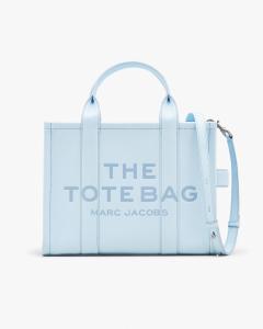 Кожаная сумка-тоут среднего размера Marc Jacobs, цвет Cloud Blue