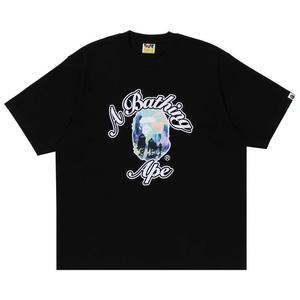 Футболка BAPE Forbidden Zone Ape Head Tee, Black