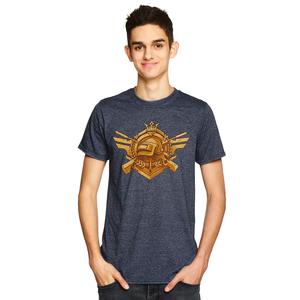 PUBG - Футболка Непобедимый синяя