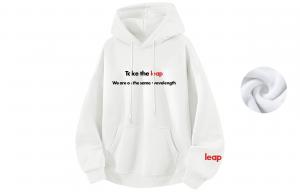 Толстовка Unisex Hooded Moderate Heavyweight WARRIOR, белый [fleece-lined]