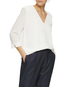 Блузка s.Oliver BLACK LABEL, белый