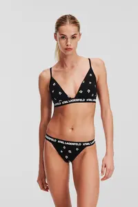 Стринги Karl Lagerfeld, черный