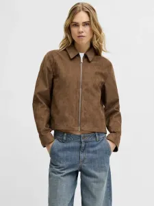 Куртка jxrhea из искусственной кожи с начесом Jjxx, Cognac