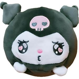 Кукла плюшевая kuromi с плачущим лицом и надутыми губами высота 17см Sanrio
