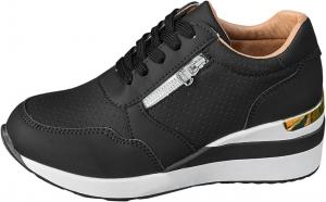 Женские кроссовки ZDLJYL с шнуровкой, прогулочные, для тенниса, на липучке, дышащие, с массивным каблуком платформы, сникеры-танкетка для женщин, Black