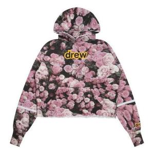 Толстовка secret deconstructed hoodie 'roses' Drew House, розовый
