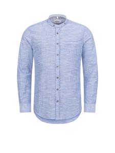 Традиционная рубашка с длинными рукавами Пия синего цвета Nübler