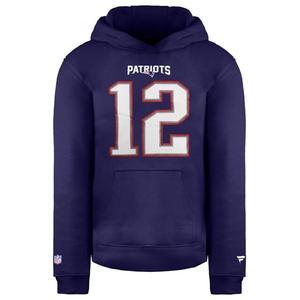 Толстовка с капюшоном Fanatics NFL New England Patriots Tom Brady Fanatics, синий