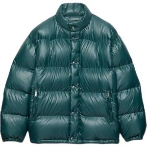 Стеганая куртка с треугольным логотипом Prada, синий