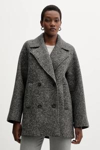 Шерстяное пальто OBLIQUA Mm, серый