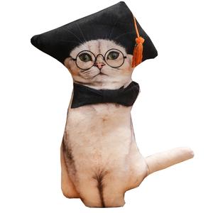 Плюшевая игрушка смешной котенок плюшевая кукла высота 30см/40см Happy Fish