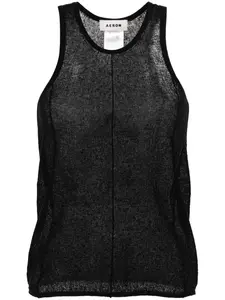 Полупрозрачный топ Kismet AERON, черный