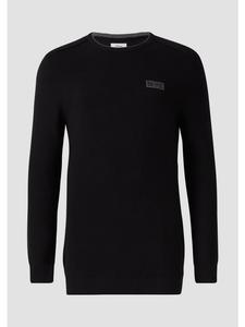 Вязаный свитер в цвете 9999_черный s.Oliver