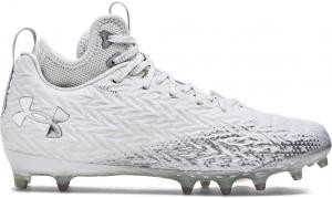 Under Armour мужские футбольные бутсы Spotlight Clone 3, White/Metallic Silver