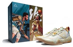 Баскетбольные кроссовки Wiggins AW1 мужские с низким верхом цвета хаки Peak