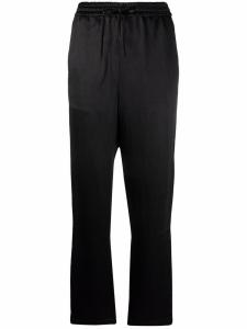 rag & bone атласные брюки Elias, черный