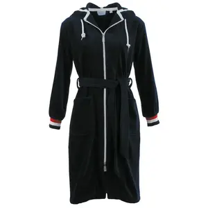 Женский халат 437410, 1 шт., с манжетами триколор Carl Ross, Night blue