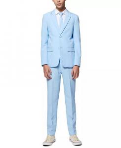 Крутой однотонный костюм из трех предметов для больших мальчиков Opposuits