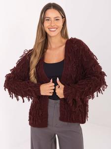 Вязаный топ Madnezz House 1308.21, бордовый