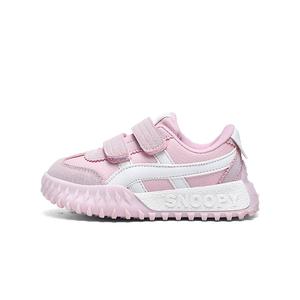 Исследовательские устойчивые к истиранию противоскользящие низкие детские повседневные кроссовки Kids' SNOOPY, белый/синий