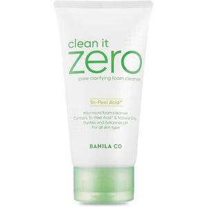 Clean it Zero Pore Clarifying Foam Cleanser 150 мл с кислотой Tri-Peel и натуральной глиной Banila Co