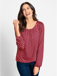 Рубашка с принтом вишневого и кораллового цветов WITT WEIDEN