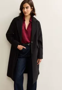 Классическое пальто с одной пуговицей New Look, Black