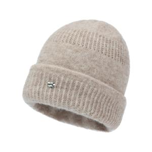 Женская шапка-бини ELLE, oats camel