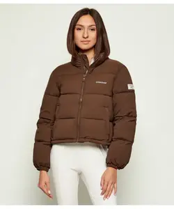 Куртка Cropped fit Guess Jeans, коричневый