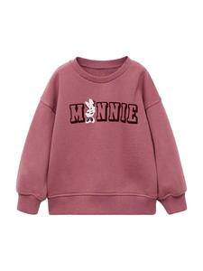 Толстовка MANGO KIDS MMINNIE, Wine red/Cherry red