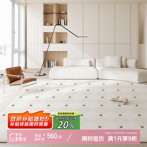 Y U-LIVE Ковер 160х230 см для гостиной/спальни, съемный, моющийся, стиль Paris Courtyard, кремовый, с амортизирующим дном 10 мм