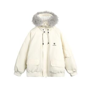 Пуховик Unisex Hooded Thickened Parka VanCamel, оранжевый