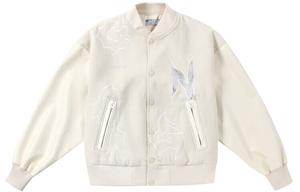 Бейсбольная куртка унисекс BANDITK GANGN, Белый