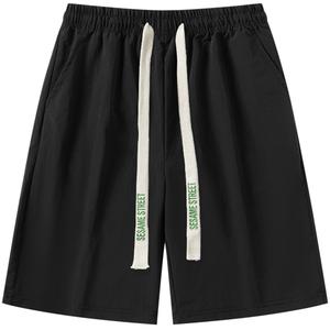 SESAME STREET Повседневные шорты унисекс «УЛИЦА СЕЗАМ», Светло-серый