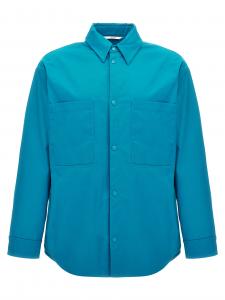 Нейлоновая рубашка-куртка Valentino VALENTINO GARAVANI, голубой