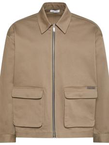 Куртка межсезонная Calvin Klein Jeans, серо-коричневый