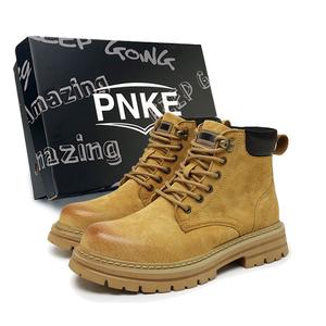 PNKE Мужские ботинки Martin Earth Yellow/Khaki с подкладкой из флиса, цвет Earth Yellow (Fleece-Lined)