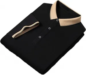 Мужская поло Fjnbbiot Fashion с короткими рукавами